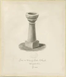 Font in Sheriffhales Church