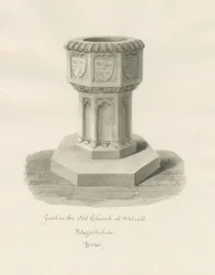 Font in Walsall Church [