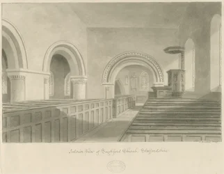 Interior of Seighford Church
