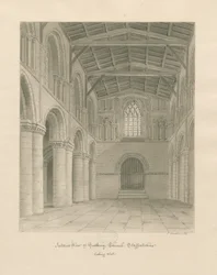 Interior of Tutbury Priory Church