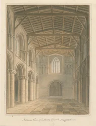 Interior of Tutbury Priory Church