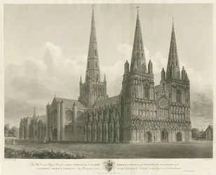 Lichfield Cathedral - North West View