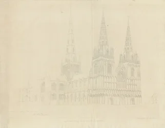 Lichfield Cathedral - North West View