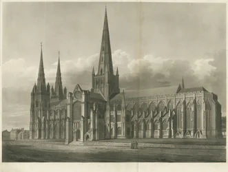 Lichfield Cathedral - South East View