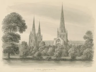 Lichfield Cathedral - South View