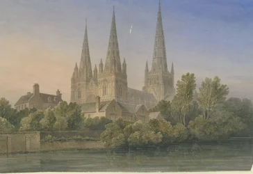 Lichfield Cathedral - South West View