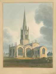 Oxfordshire - Bloxham Church, 1802