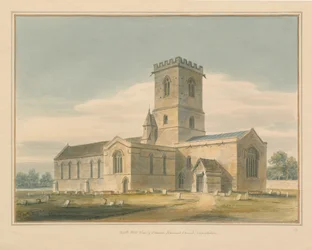Oxfordshire - Stanton Harcourt Church, 1803
