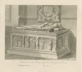 Seighford Church - Tomb of William and Mercy Bowyer