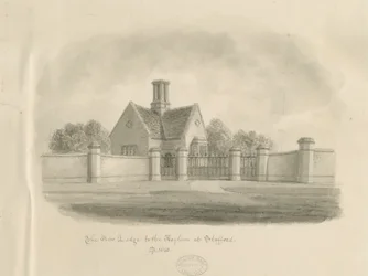 Stafford - New Lodge to the Asylum, 1843