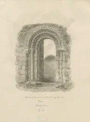 Stone - Ancient Doorway in Vicarage Garden