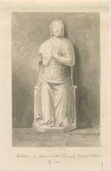 Swynnerton Church - Statue of Jesus Christ