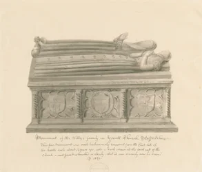 Yoxall Church - Monument of the Welly