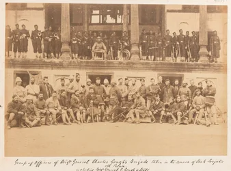 Officers and men of Brigadier General Gough