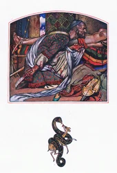 Afridi love, illustration from The Garden of Kama (and other lyrics from India)
