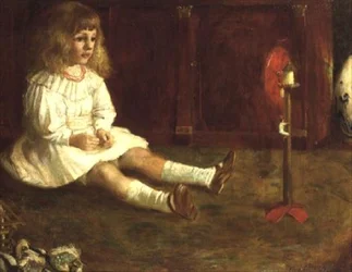 Child with a Mechanical Toy