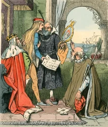 The Prince Looking at the Portraits