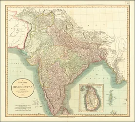 1806 Map of India