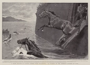 A Novel Method of Landing Horses from Transports, an Incident of the American Invasion of Cuba