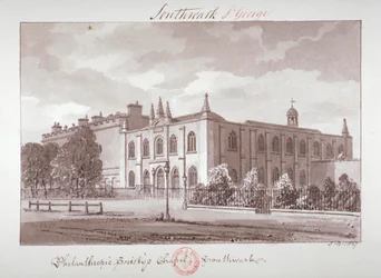 Chapel belonging to the Philanthropic Society Institution, London Road, Southwark, London