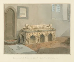 Essex - Earls Colne Church - Monument