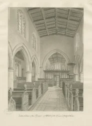 Interior of Blithfield Church