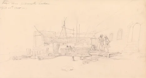 Drawing of Round Tower, Portsmouth Harbour
