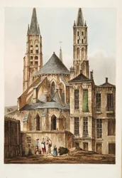 The Church of St Germains, illustration from Versailles, Paris and Saint Denis