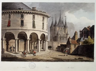The Temple of Paris (lithography, early 19th century)