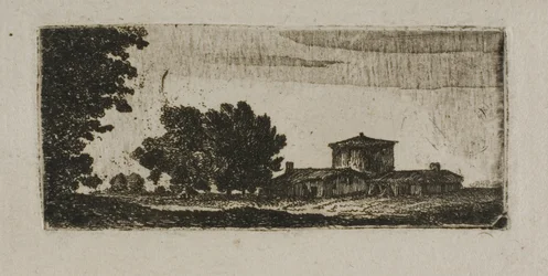 Trees and Buildings with Low Tower