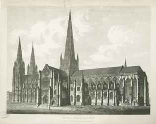 Lichfield Cathedral - South East View