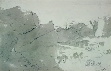 A Quarry for Mill-stones in Derbyshire, 1801