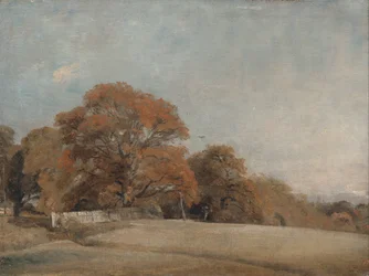 An Autumnal Landscape at East Bergholt