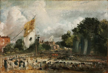 Celebration of the General Peace of 1814 in East Bergholt, 1814