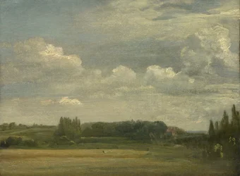East Bergholt Common, View toward the Rectory