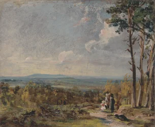 Hampstead Heath Looking Towards Harrow