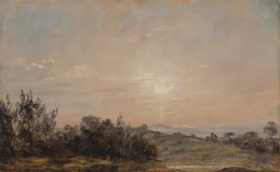 Hampstead Heath looking towards Harrow, 1821 to 1822