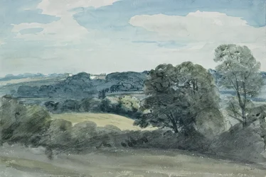 Landscape with Buildings in the Distance