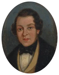 Miniature: Portrait of Abram Constable, brother of the artist