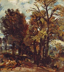 Sketch of a Lane at East Bergholt (c.1810)