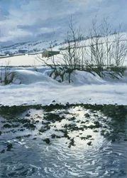 Barn Below Combescar