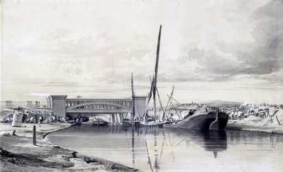 Bridge over the Regents Canal, April 1837