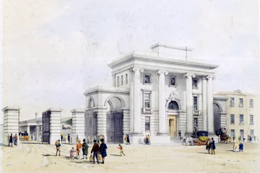 Entrance to Birmingham Station, 1838-39