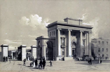 Entrance to Birmingham Station, September 1838
