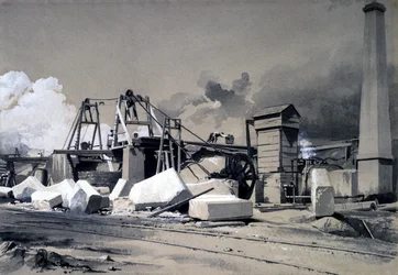 Ventilating shaft and winding engine, Kilsby Tunnel, 18th July 1837