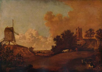 Old Orford Church and Mill, Suffolk