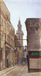 Garlick Hill, City of London, 1882