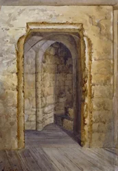 Interior of the Bloody Tower in the Tower of London