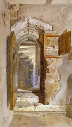 Interior view of the Salt Tower within the Tower of London