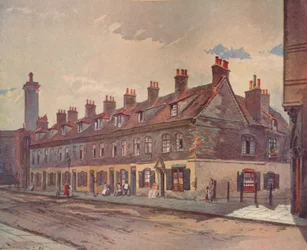 Old Houses in Pye Street, Westminster, London